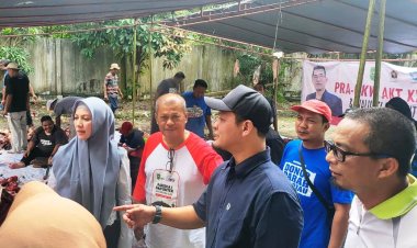 Potong 5 Ekor Sapi, 3 Domba dan 1 Kambing, Pemotongan Hewan Kurban PWI Riau Jadi Ajang Silaturahmi