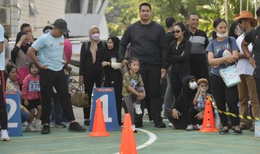 Sadia Kiera Nadashana Nandito Ikut Atletik Nomor Lari 30 Meter dan Jump Frog di Kidzpora Festival