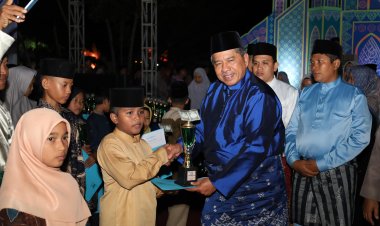 Bupati Siak Tutup MTQ XXIII Kecamatan Tualang, Momentum Peningkatan Imtaq