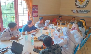 KPU Riau Koordinir Coklit Daerah Perbatasan Pekanbaru-Kampar