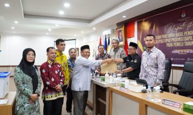 KPU Riau Tetapkan Hasil PSU Rohul, Tingkat Partisipasi Pemilih Cuma 48,78 Persen