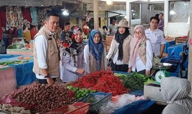 Harga Bahan Pokok di Pasar Tradisional Pekanbaru Masih Stabil