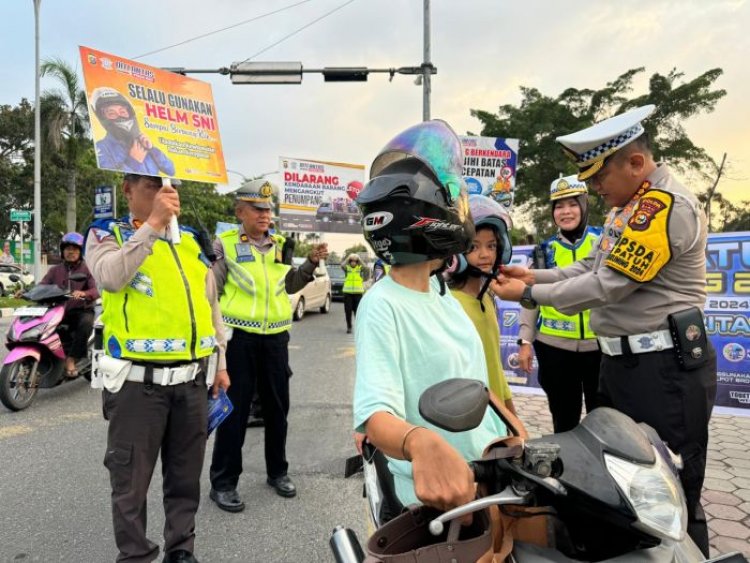 11 Anggota Polisi di Riau Terjaring Razia Operasi Patuh Lancang Kuning 2024