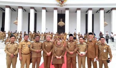 Bupati Bengkalis Kasmarni Ikuti Rakor Bersama Presiden RI di IKN 