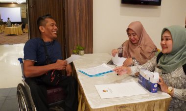 KPU Riau Sosialisasikan Pilkada Serentak 2024 ke Penyandang Disabilitas 