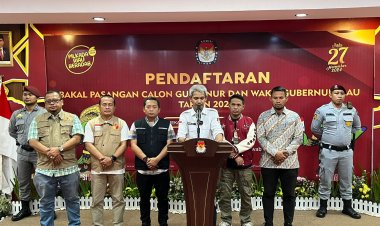 Pendaftaran Ditutup, KPU Riau Umumkan 43 Pabaslon yang Mendaftar untuk Provinsi dan Kabupaten/Kota