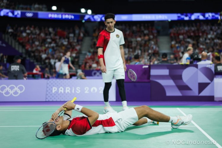 Olimpiade Paris 2024, Fajar/Rian Tersingkir di Perempat Final Usai Kalah dari Pebulutangkis China