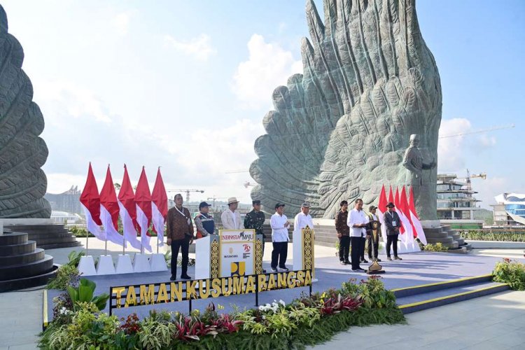 Presiden Jokowi Resmikan Taman Kusuma Bangsa di Kawasan Ibu Kota Nusantara, Penghormatan kepada Pahlawan dan Pejuang Bangsa