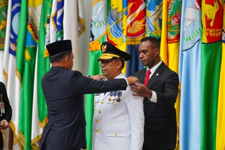 Rahman Hadi Dilantik Jadi Pj Gubernur Riau, Ini Pesan Mendagri