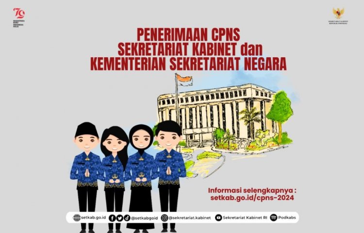 Seleksi CPNS 2024, Setkab dan Kemensetneg Buka Pendaftaran 426 Formasi, Ini Rinciannya