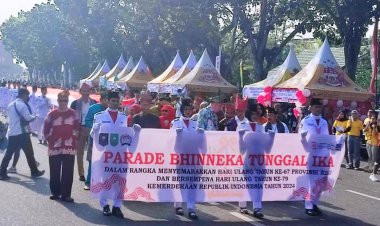 Parade Bhinneka Tunggal Ika FPK Riau Diikuti 5.000 Orang dari Paguyuban, Pertahankan Kerukunan dan Keberagaman