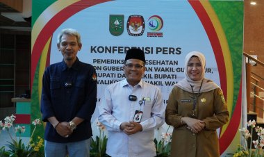 Hari Ini Tim Dokter RSUD Arifin Ahmad Serahkan Hasil Pemeriksaan Kesehatan Bacalon Gubernur ke KPU Riau