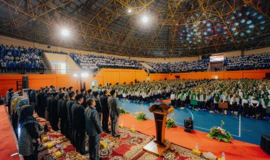 5.708 Mahasiswa Baru Padati Gor Volly Ikuti PKKMB UIR 2024