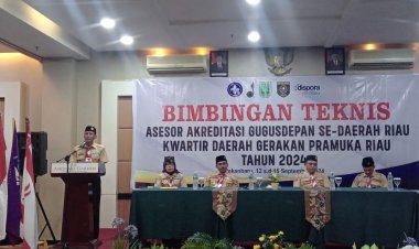 Ketua Kwarda Riau Buka Bimtek Asesor Akreditasi Gudep: Gudep Merupakan Ujung Tombak 