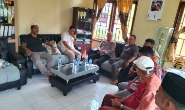 Wujudkan Pilkada Damai, Polsek Tandun Cooling System dengan Kades dan Tomas