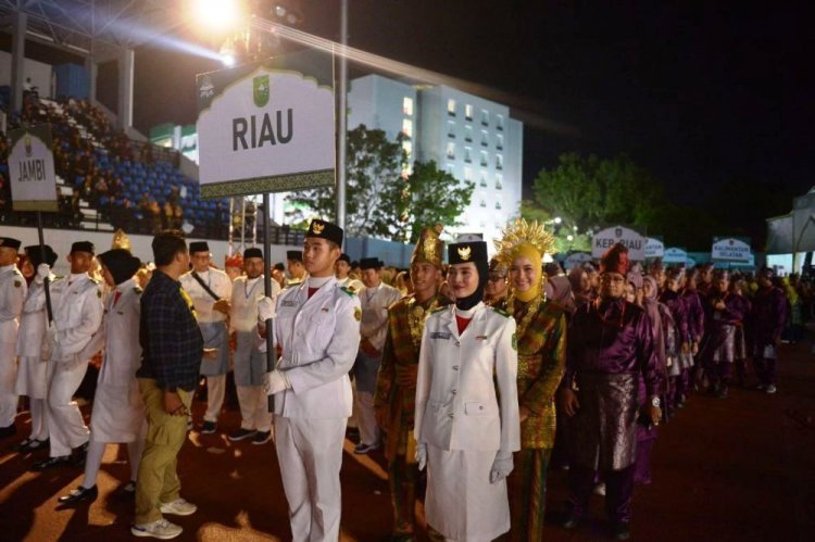 MTQ Nasional XXX Kalimantan Timur Dibuka Presiden Jokowi, 56 Kafilah Riau Siap Bertanding