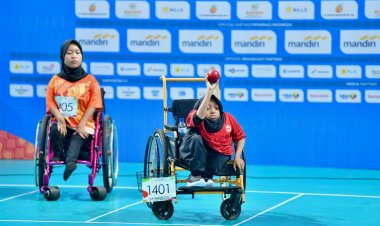Septiya Nazaretha Atlet Boccia Jawa Tengah Dulang Emas di Peparnas XVII Solo 2024