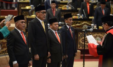 Pimpinan DPRD Provinsi Riau Periode 2024-2029 Dilantik, Kaderismanto Berkomitmen Akan Perjuangkan Aspirasi MasyarakatÂ