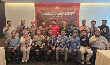 KPU Pekanbaru Gelar Debat Publik Lima Paslon Pertama 8 November 2024, Tidak Bisa Didelegasikan