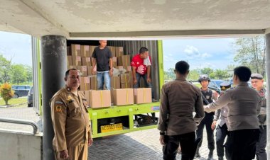 KPU Kampar Sudah Terima Logistik Surat Suara Pilkada 2024