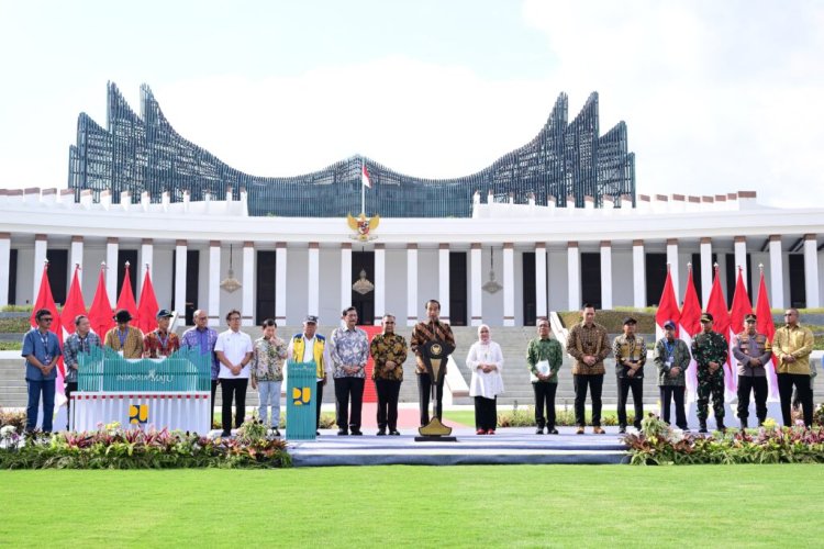 Presiden Jokowi Resmikan Istana Negara di Ibu Kota Nusantara, Istana Garuda Akan Diresmikan Prabowo Subianto
