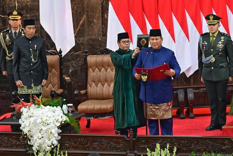 Prabowo Subianto dan Gibran Rakabuming Raka Resmi Jadi Presiden dan Wakil Presiden RI Masa Jabatan 2024-2029