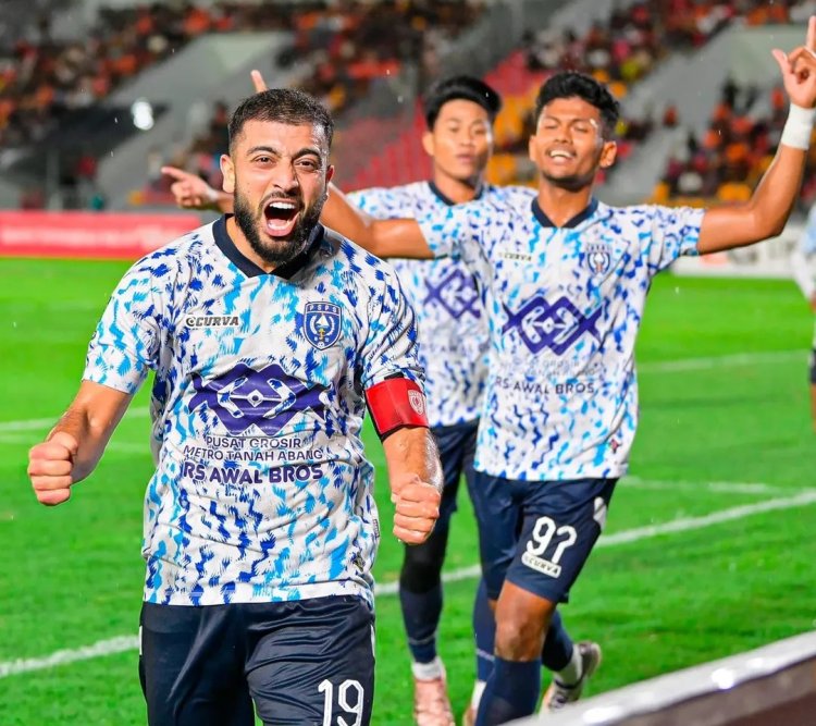 Omid Popalzay Gelandang Serang PSPS Pekanbaru Sudah Cetak 6 Gol di 7 Pertandingan Liga 2 Musim 2024-2025