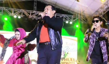 Malam Puncak HUT Rohul ke-25, Bupati Rohul H Sukiman Sampaikan Ucapan Terimakasih kepada Masyarakat