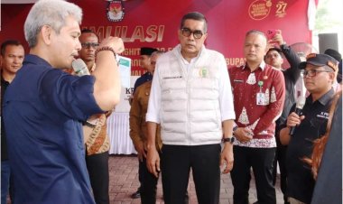 Pastikan Suara Rakyat Dihitung Akurat, Wakil Ketua DPRD Riau Parisman Ihwan Hadiri Simulasi Pemungutan Suara Pilkada 2024