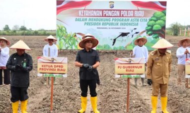 Aplikasikan Program Ketahanan Pangan Daerah, Ketua DPRD Provinsi Riau Kaderismanto Apresiasi Kapolda Riau