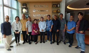 Ketua Umum PWI Hendry Ch Bangun Ajak Kelompok Kompas Gramedia Ikuti Lomba Anugerah Jurnalistik Adinegoro 2024