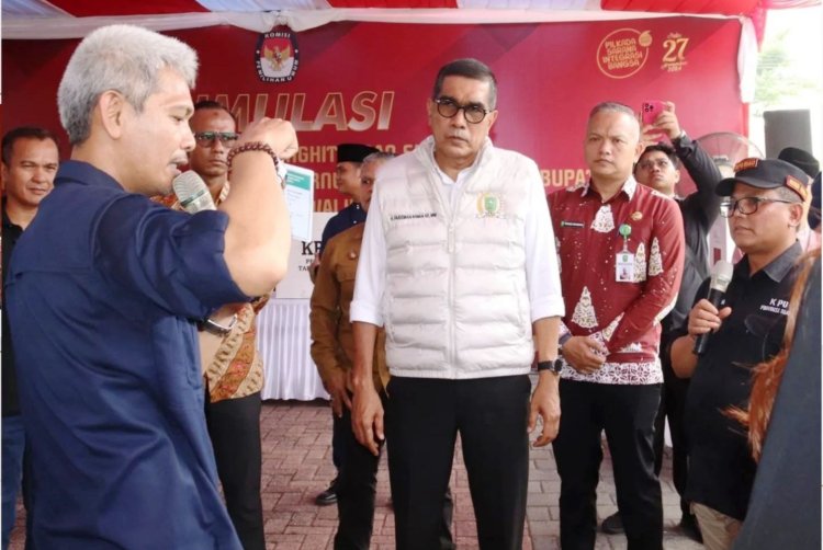 Pastikan Suara Rakyat Dihitung Akurat, Wakil Ketua DPRD Riau Parisman Ihwan Hadiri Simulasi Pemungutan Suara Pilkada 2024