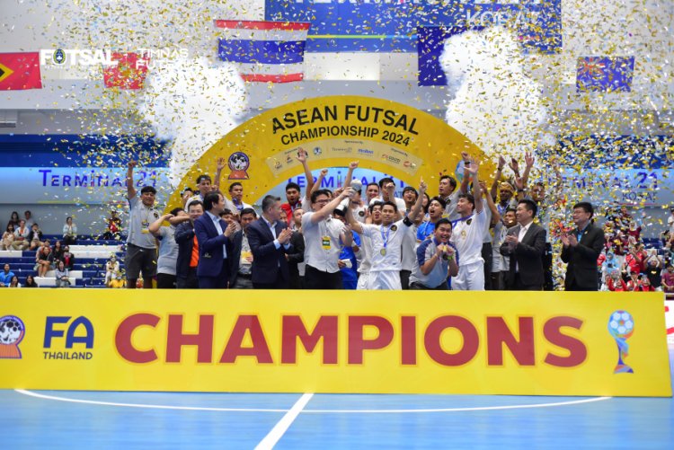 Timnas Futsal Indonesia Juara Piala AFF 2024, Kalahkan Vietnam 2-0 di Terminal 21 Hall Thailand