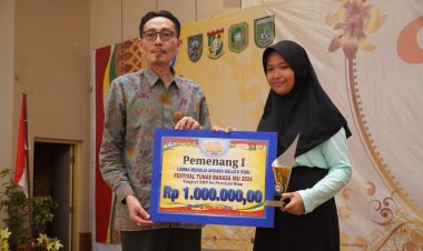 56 Pemenang Diberi Uang Pembinaan, FTBI Tingkat Provinsi Riau Ditutup  