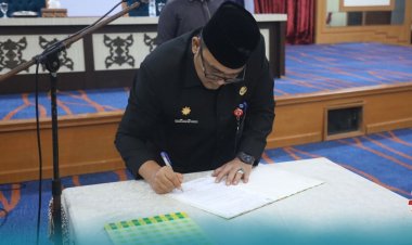 Pemkab Rohul Lantik Jabatan Fungsional Guru