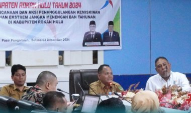 Pemkab Rohul dan TKPK Rakor Penurunan Angka Kemiskinan