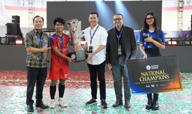 Hasil SMK Medika Samarinda vs SMAN 5 Mataram 2-0, Wamenpora Serahkan Piala Grand National Championship Futsal Series 2024
