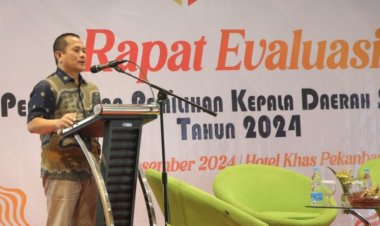 Bawaslu Riau Evaluasi Pengawasan Pemilihan Serentak 2024, Terima 210 Laporan