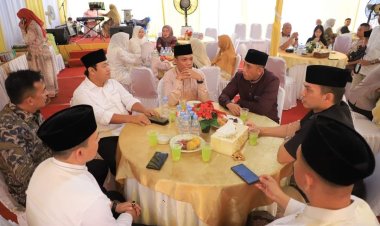 Ketua DPRD Pekanbaru Muhammad Sabarudi Hadiri Open House 1 Syawal di Rumah Dinas Walikota