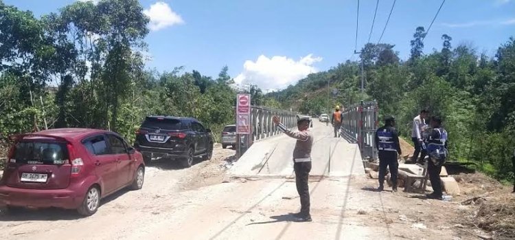 Ini Jam Operasional Jalan Lintas Riau-Sumbar Km 106-107 Desa Tanjung Alai