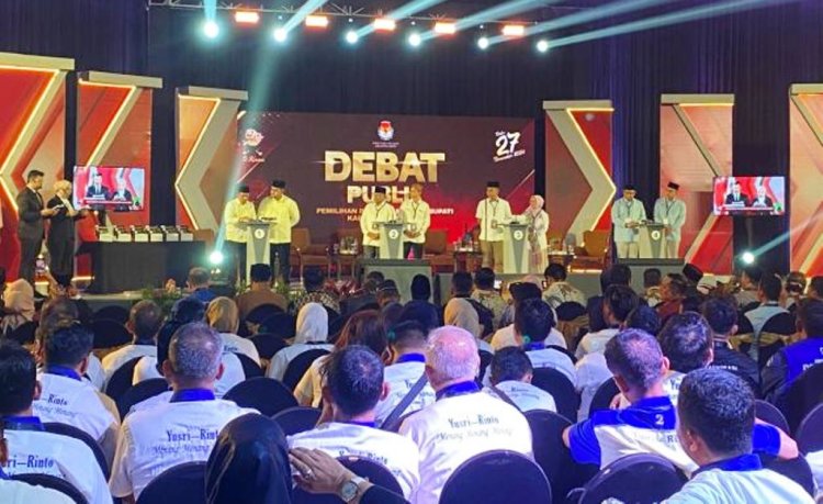 KPU Kabupaten Kampar Gelar Debat Kandidat Peserta Pilkada, Ini Pemaparan Masing-masing Paslon