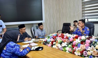 Komisi I DPRD Kampar RDP dengan  Dinas Kominfo Sandi Bahas Program dan Anggaran