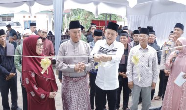 Pj Bupati Kampar Resmikan Rumah Tahfiz Hidayah Safir Teratak Buluh