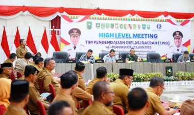 Pimpin Rakor TPID Riau, Gubri Fokus Pengendalian Inflasi Ramadan dan Idulfitri