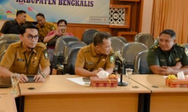 Wabup Bengkalis Ikut Rapat Pengendalian Inflasi Bersama Mendagri