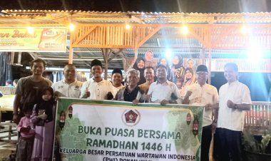 PWI Rohul Gelar Buka Puasa Bersama, Tegaskan Tegak Lurus ke Zulmansyah dan Raja Isyam