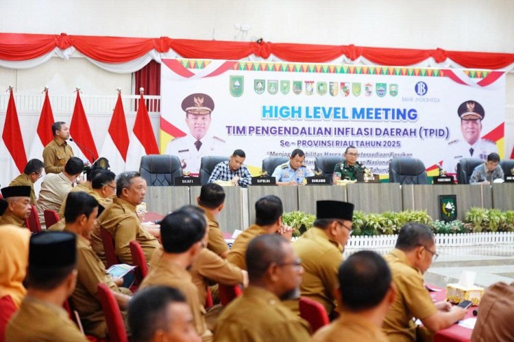 Pimpin Rakor TPID Riau, Gubri Fokus Pengendalian Inflasi Ramadan dan Idulfitri