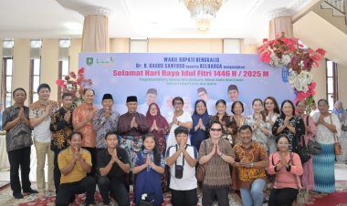 Tamu Istimewa Wabup Bagus Santoso di Open House Dari Malaysia Hingga Forkopim