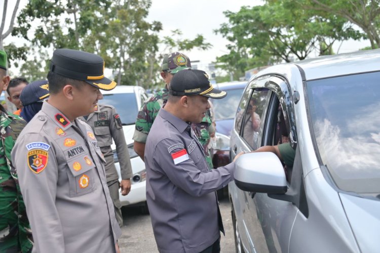 Wabup Bengkalis Bagus Santoso Tinjau Posko Lebaran Idul Fitri, Pastikan Kelancaran Arus Mudik