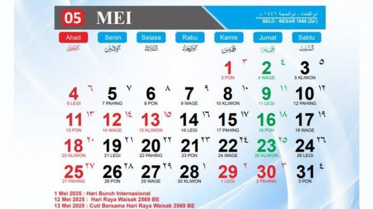 Mei Penuh Tanggal Merah, Saatnya Healing Tipis-Tipis